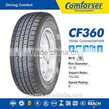 China famous Comforser brand new car tire CF360 with winter Commercial VAN tire