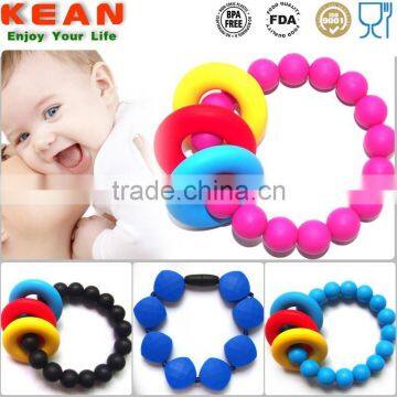Fashion Young Lady's Bangle and Baby Silicone Bracelet With Metal Clasp photo-4