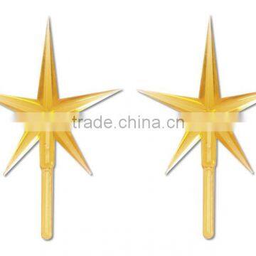 customized color glazed star christmas tree decorations stars