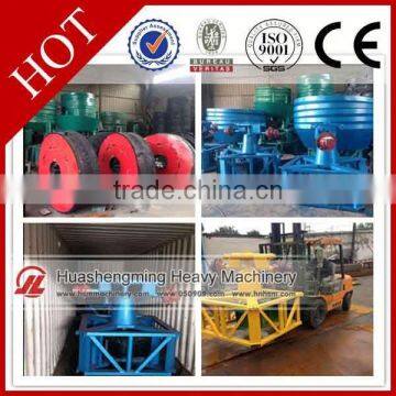 HSM CE CIQ Wet Pan Mill With Mercury