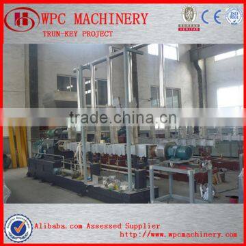 wood plastic granules making machine for making wpc granules