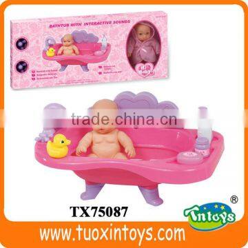 tub town bath toy, baby doll bathtub, plastic toy bathtub