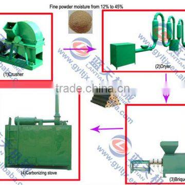 High capacity charcoal/ coal briquette machine for making