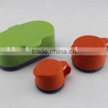 Magic Bag Cap Plastic Food Meat Snack Storage Seal Bag Magic Cap Brand Set of 3 Magic Bag Caps photo-4