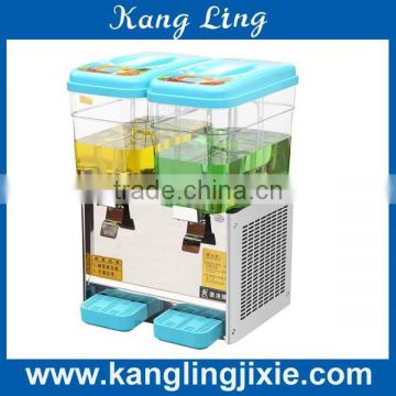 18L 2 tanks blue color Juice Dispenser for beverage