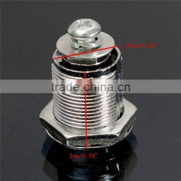 Silver Tone 20mm Stainless Steel Gift CAM Lock With 2 Keys for Cabinet Mailbo Drawer Cupboard Locker YG photo-4