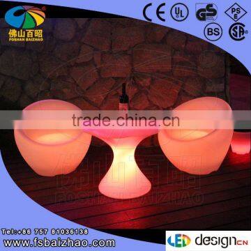 led l shaped sofa with corner table