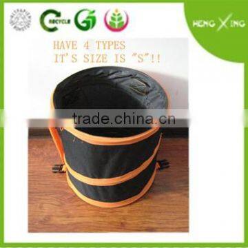 600D polyester pop up garden trash bag