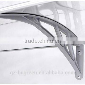 Glass Aluminum Metal Retractable Front Door Canopies With Polycarbonate Roof Sheet photo-3