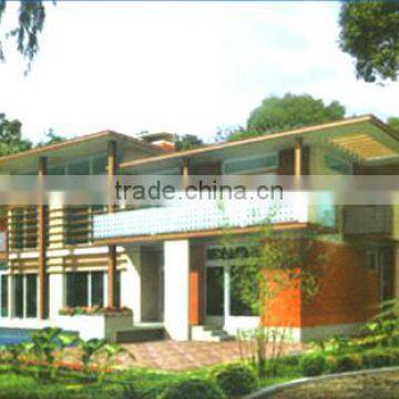 Light Steel Villa Luxury Prefab Steel Frame Villa Design Build photo-4