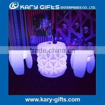Modern Design Plastic Led Bar Furniture Height Adjustable Coffee Table photo-4