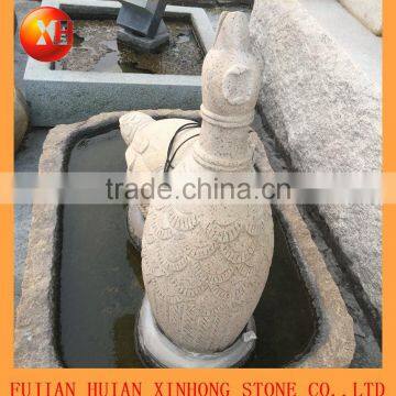 Dancing Stone Water Fountain With Swan photo-4