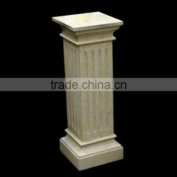 Fluted Marble Square Pillar Design