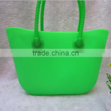 2015 Wholesale Fashion Jelly Candy Color Silicon Beach Bag