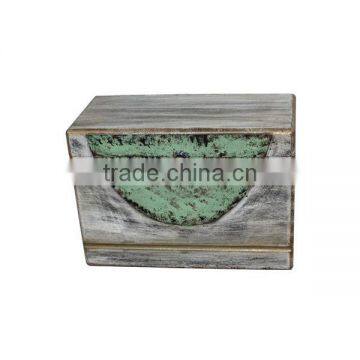 Grey Wooden Box Storage Box Wood Storage Case Wood Chinese Old Style Storage