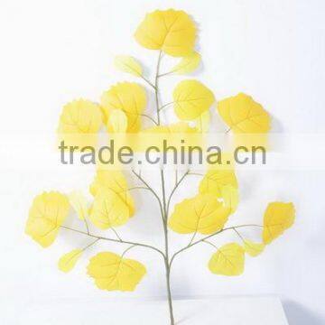 SJ071208 High Quality Cloth Tree Leave/christmas Tree Leaves/yellow Christmas Tree Leave photo-2