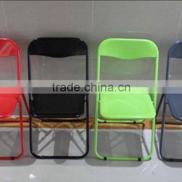 Stock Colorful Steel Folding Stool, Folding Chair, Excess Inventory Close Out photo-3