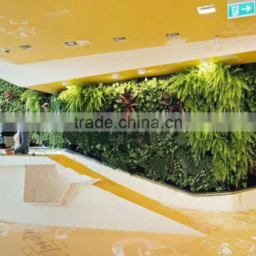 indoor vertical garden green wall factory price artificial plant wall