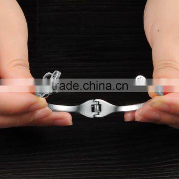 2017 Stock Gold/rose Gold Stainless Steel Open Bangle Bracelet Cuff Love Bracelet photo-6