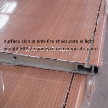 light weight waterproof honeycomb composite panel as partition