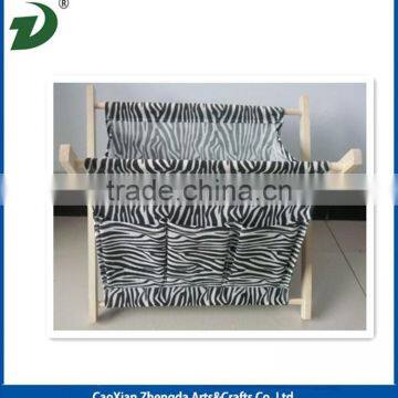 Foldable Tabletop Magazine Racks With Wood Frame photo-5