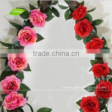 GNW FLV010 Artificial Rose Vines Flower Garland Variety Styles for Wedding Decoration