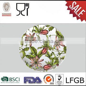 Plate For Dinner,Family Use Flower Printing Melamine Dessert Plates,Melamine Board,Melamine Dinner Plates