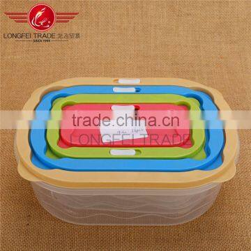 Household 3pcs Rectangle Plastic Preservation Box /crisper Mould photo-5