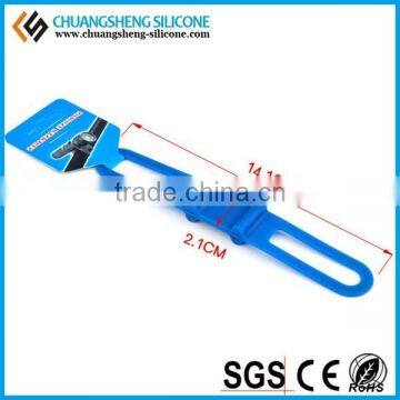 2015 New Generation Multifunction Silicone Bicycle Tie Strap/band photo-6