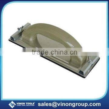 Aluminum Hand Sander,Sanding Block With Plastic Handle