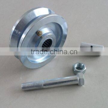 steel sliding v groove gate pulley