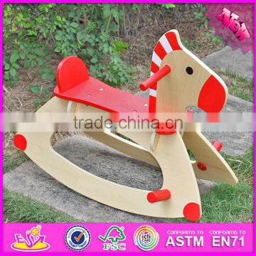 2016 New Design Baby Funny Toy Wooden Rocking Horses for Sale W16D088 photo-4