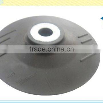 Flexible abrasive sanding disc plastic backing pad