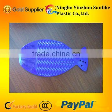 pvc fish shaped osculum type washboard/scrubboard