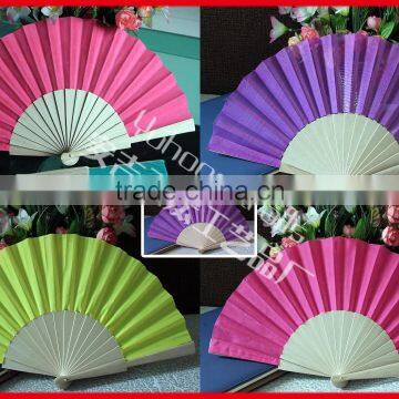 Spanish fabric wood fan