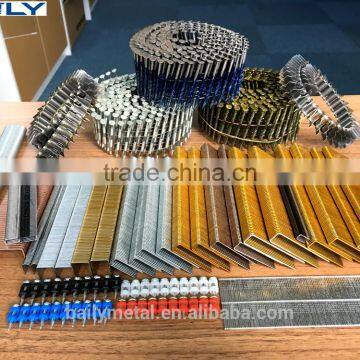 cheap price supply crown 13.20mm 20GA 88 SERIES staples, 88/25, 88/22, 88/20, 88/18, 881/6 series nails from factory