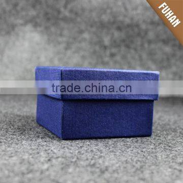 Fashion Cube Shape Printing Logo Carton Jewellery Boxes for Packaging photo-2