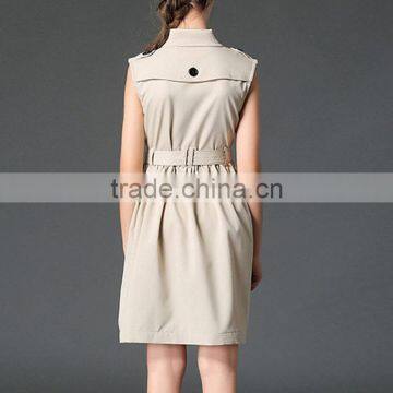 2017 Stylish Cotton Sleeveless School Uniform Design For Girls photo-3