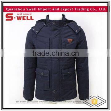 2016 china wholesale winter cotton wash brand safety jacket for men