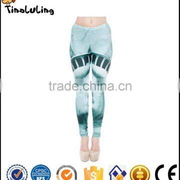 2017 fashion collection 3D digital print liberty sublimation custom leggings