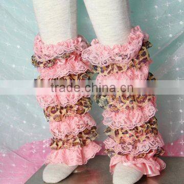 Christmas Hot Coming Winter Cute Baby Leg Warmers Knitted Lace Tirm Boot Socks Leggings photo-4