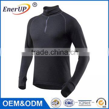 2017 China Custom sports wear men antibacterial long sleeve t shirt for running wear