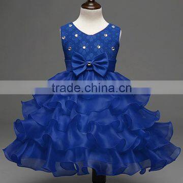 C47#wholesale Children Baby Girls Wedding Dress Unique Baby Girl Names Images photo-4