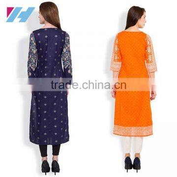 Ladies Fashion Long Sleeve Kurta Designs Image photo-2