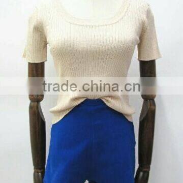 Runwaylover Europe Style 2017 Ladies Fashion 100% Cotton High Waist Shorts With Side Zipper photo-4