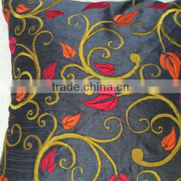 Decorative Pillow Cover, Grey Accent Pillow, Grey Couch Pillow, Throw Pillow, Floral Cushion Cover