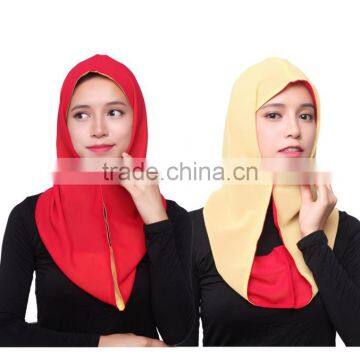 Middle East Women Both Sides of the Head Scarf Cape Head and Back Hat photo-3