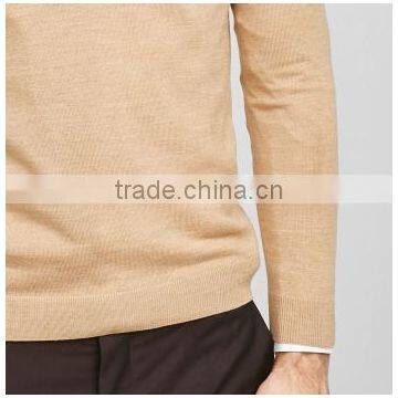 Men's Formal V-neck Plain School Uniform Pullover Sweater With Custom Wholesale photo-5