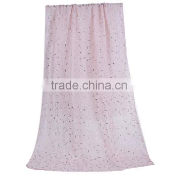 Cotton Polyester Blend Scarves & Wraps Flamingo Light Pink Rectangle Scarf Factory