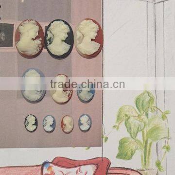 Fashionable and Best-Selling Decaled Stone Ornamental Beads With Various Colors Made in Japan photo-5